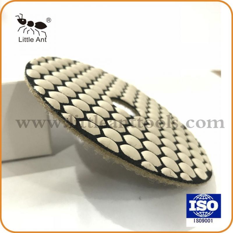 4"/100mm Dry Diamond Resin Polishing Pad Abrasive Tools for Marble & Granite