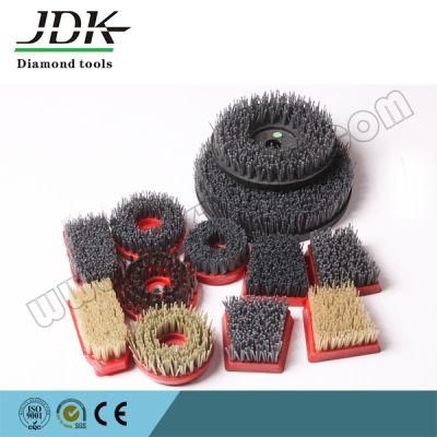 Nylon Round Abrasive Brush/Antique Brush for Stone Processing