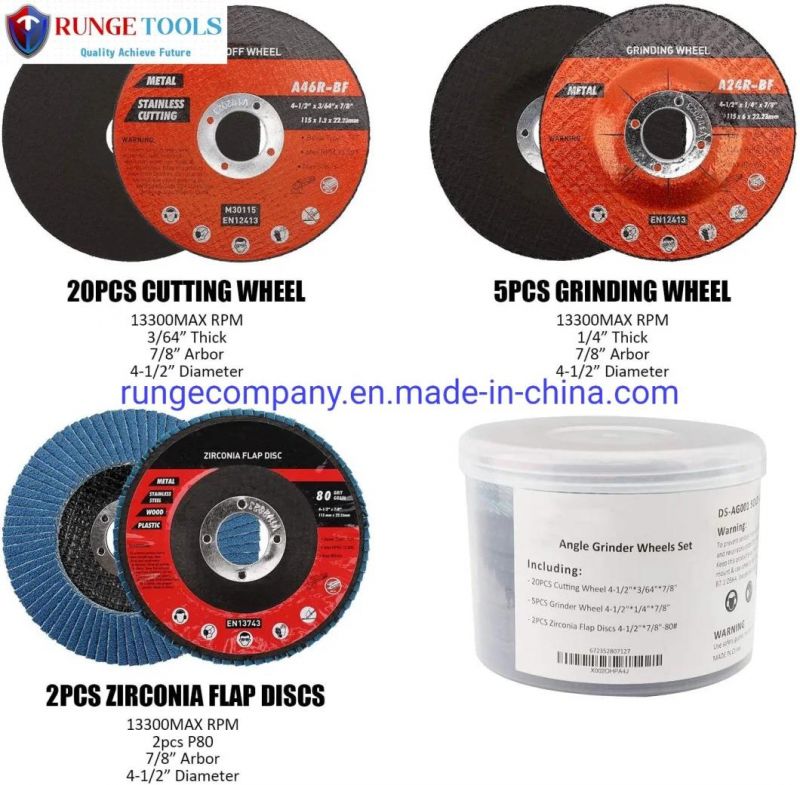 14" Inch Super Long Durable Abrasive Cutting Discs for Welding Metal Stainless Steel Angle Grinder Power Tools