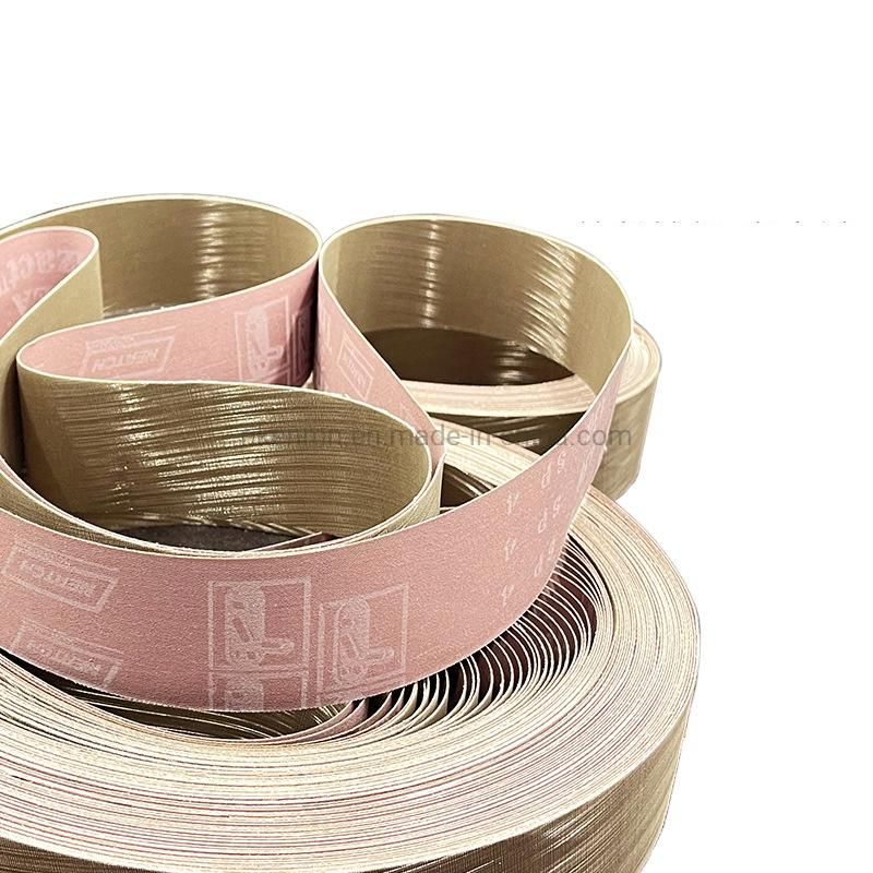 50*2100 Aluminum Oxide Sandpaper Sanding Cloth Belt Roll Abrasive Belt