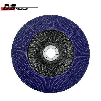 7&quot; 180mm Flap Disc Heated a/O Calcinate with Blue Color