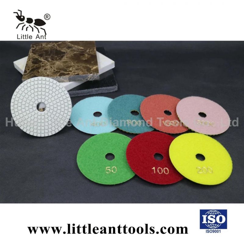 Wet Use a Class Quality Diamond Tools Polishing Pad for Granite/Marble