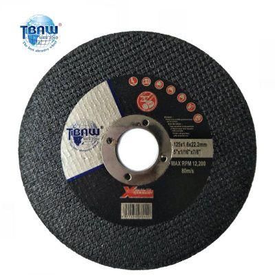 Cutting Tools Accessories Abrasive 5inch 125X1.6X22mm Cutting Discs Wheel for Metal Sheets