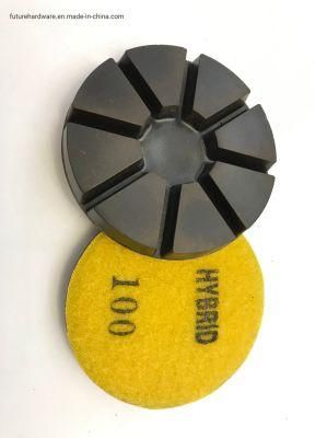 Diamond Hybrid Transitional Ceramic Concrete Polishing Pads