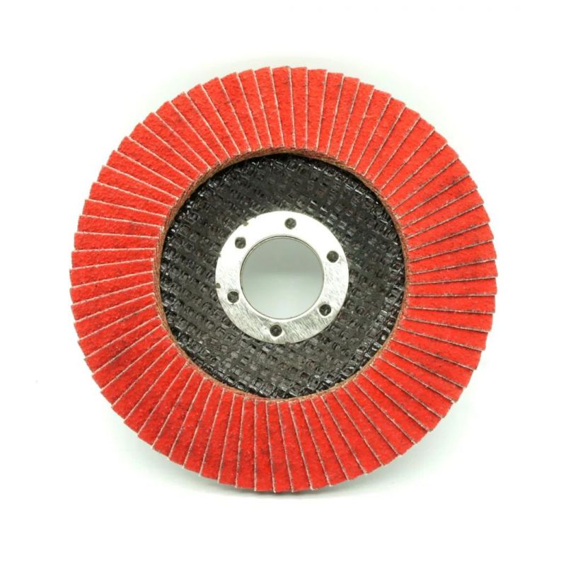 125X22.2mm Vsm Abrasive Grinding Flap Disc with Super Ceramic