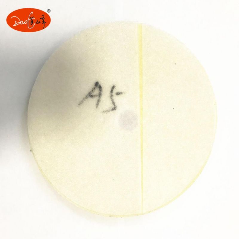 Daofeng 5.5inch Yellow Sponge Buff Pad Waxing Pad