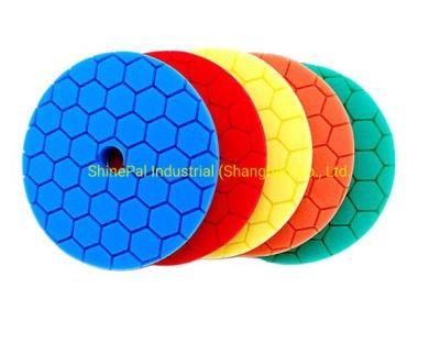 Various Color Hex Logic Buffing Pad Set Polishing Buffer Waxing Sponge Foam Polishing Pad Kit