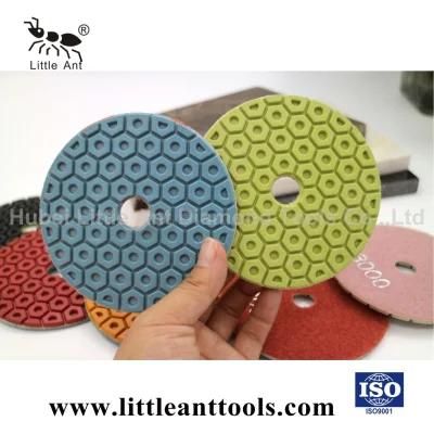 4&quot;/100mm New Hexagon Abrasive Diamond Wheel Hardware Tools Polishing Pad for Stone