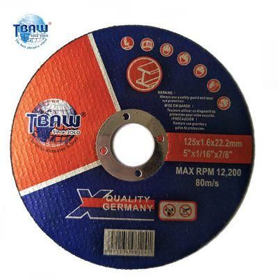 5inch Abrasive Cutting Wheel Grinding Wheel Euro Market T41 125*1.6*22mm