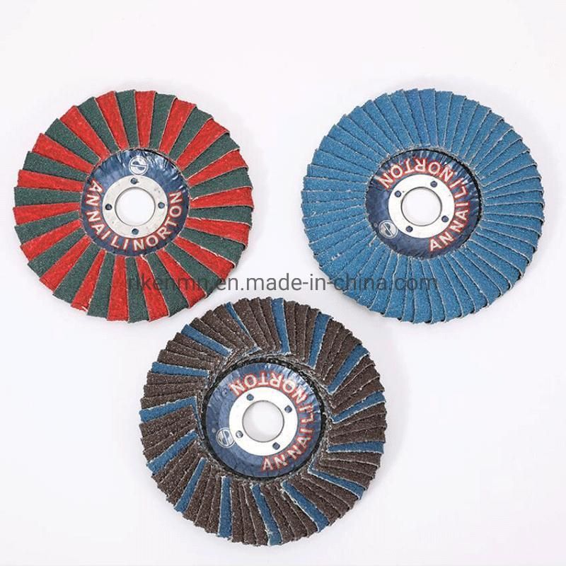 Curved Flap Disc Flap Wheel for Polishing Corners