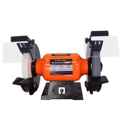 Low Speed 120V 8 Inch Bench Grinder with Wa Wheels for Personal Use
