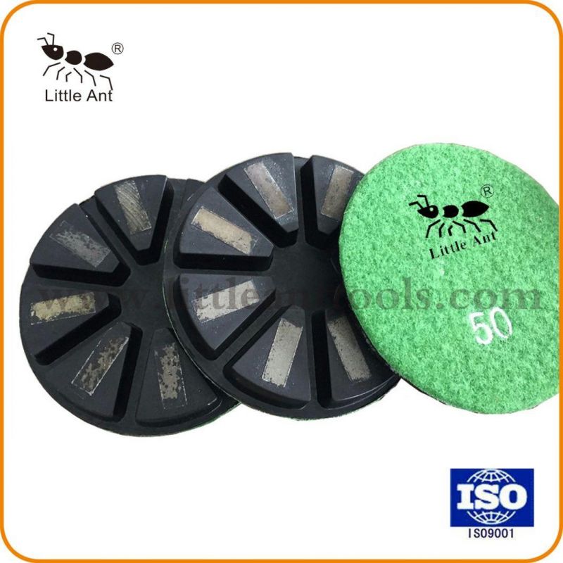 4 Inch Diamond Resin Metal Polishing Pads for Floor Grinding