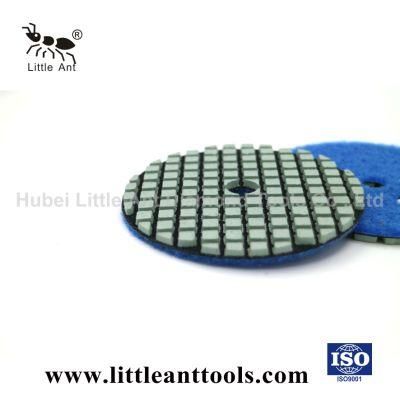 Super Flexible 4-Inch Diamond Dry Polishing Pad for Stone