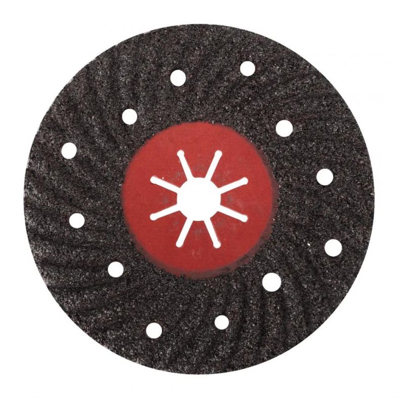 Aluminum Oxide Abrasive Fiber Metal Sanding Flap Disc for Polishing