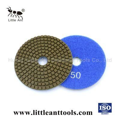 4&quot; Straight Teeth Metal Polishing Pad for Concrete