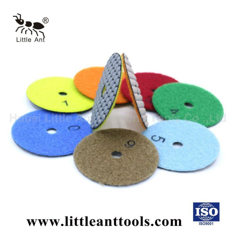 3" B Hexagon Dry Polishing Pad