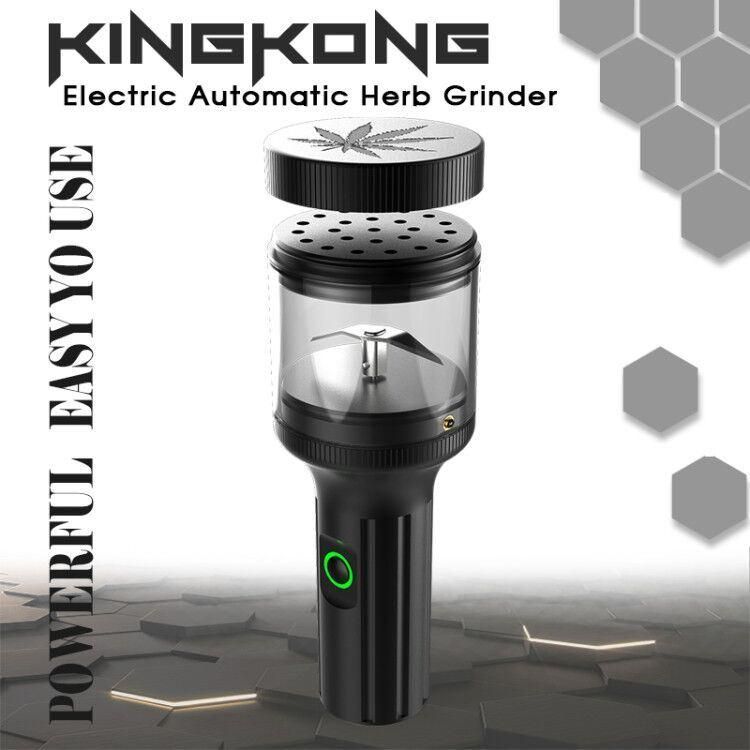 2022 Best Rechargeable Kingkong Automatic Electric Herb and Weed Grinders for Sale