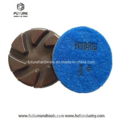 4inch Resin Grinding Disc/Diamond Polishing Pad for Quartzite