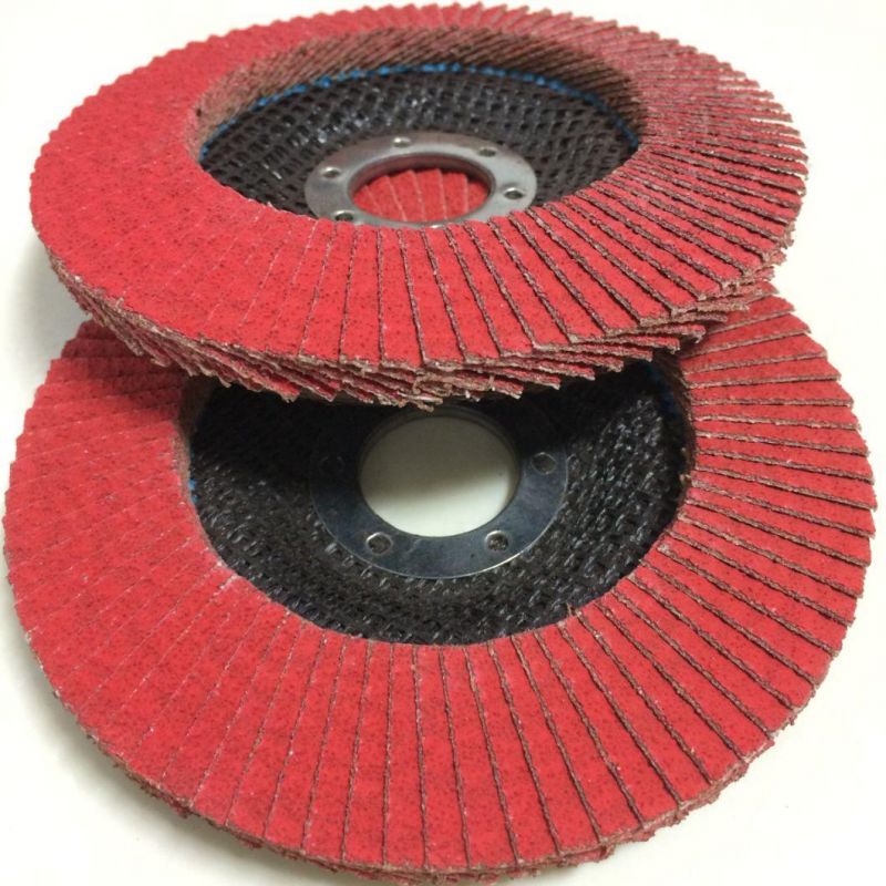 High Quality Wear-Resisting 4"-9" Ceramic Grain Flap Disc for Grinding Stainless Steel and Metal