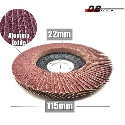 4.5&quot; 115mm Flap Disc Grinder Abrasive Tool 7/8&quot; Arbor Aluminum Oxide T27 T29 for Angle Grinder