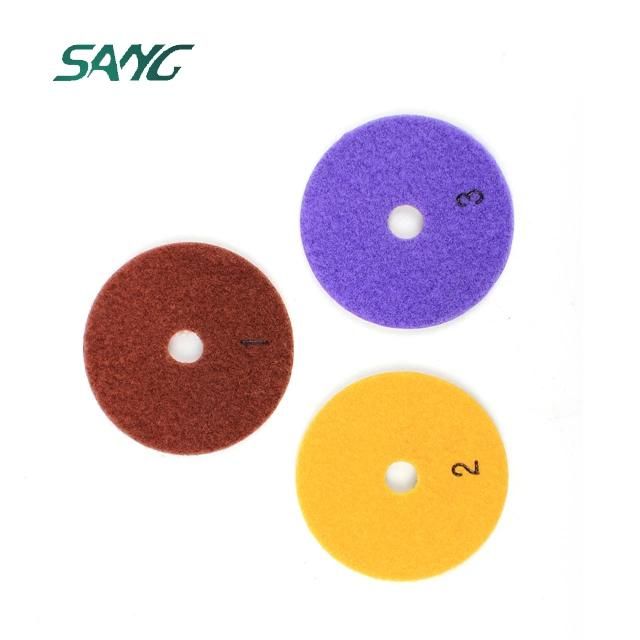 Sang 3 Steps Polishing Pad for Stone