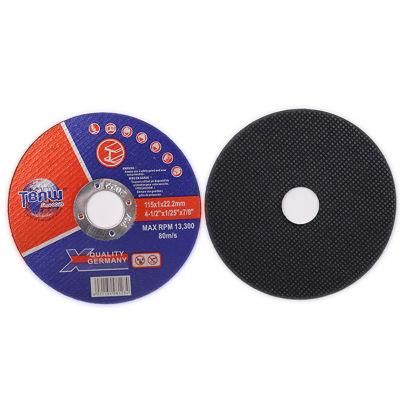 China Factory 115*1.0*22mm OEM Abrasive Polishing Cut off Disc Flap Tooling Cutting and Grinding Wheel