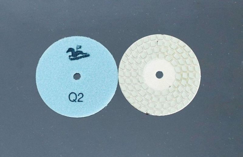 Qifeng 4′ ′ Four-Step Diamond Polishing Pads for Nature Stones Top Supplier