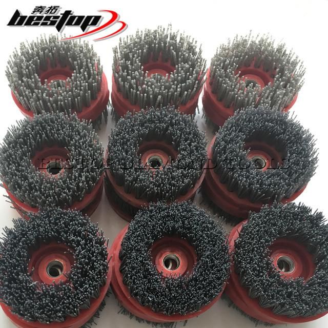 4" Silicon Carbide Polishing Brush for Making Antique Surface