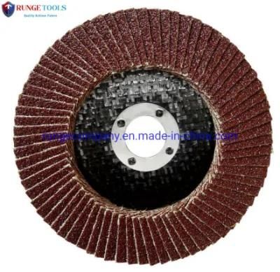 Abrasive Aluminum Oxide Grinding Wheel Flap Discs 4&quot; 60 Grit for Various Famous Angle Grinder Power Tools