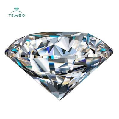 Tembo Loose Diamond CVD White Color Radiant Cut with Igi Certificate Lab Grown Round Brilliant Cut Man Made Diamond