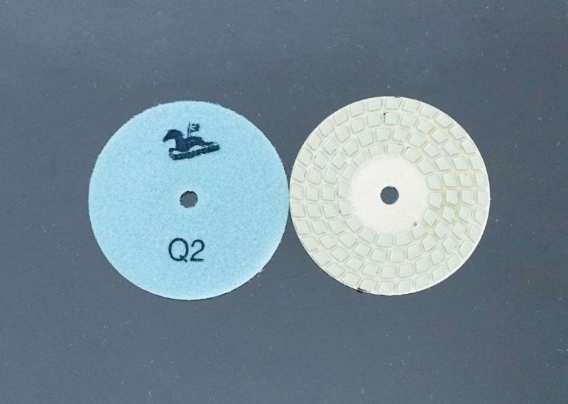 4 Inch/100mm 4 Steps Resin Marble/ Granite Diamond Dry Grinding&Polishing Pads