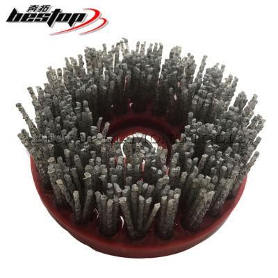 D110mm Silicon Carbide Granite Antique Brush with Glue