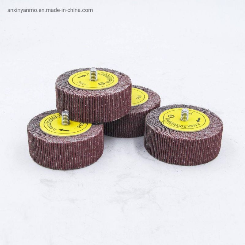 Flap Wheel with Thread Shank