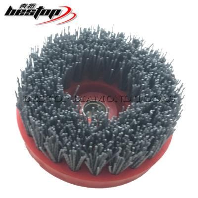 Round Shape Stone Antique Silicon Carbide Brushes for Granite