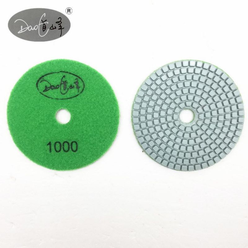 Daofeng 3inch 80mm Wet Polishing Pads for Granite Marble Quartz