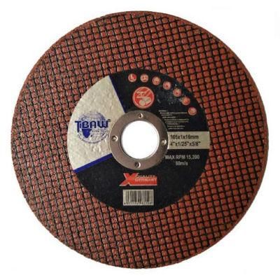 High Quality 4 Inch Super Thin Grinding Cutting Wheel for Stainless Steel Metal Iron Steel