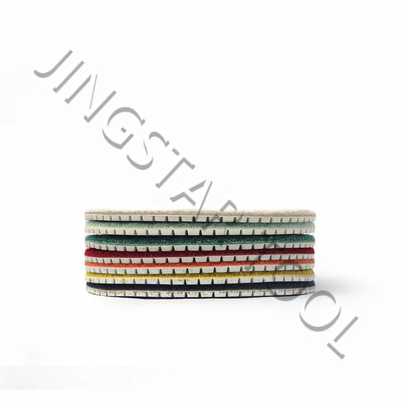 Diamond Flexible Polishing Pad for Granite Quartz Ceramic Concrete and Glass