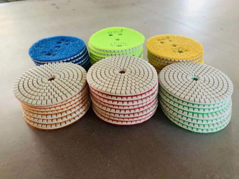 100mm Granite Marble Diamond Resin Polishing Pad Supplied by Manufacturer