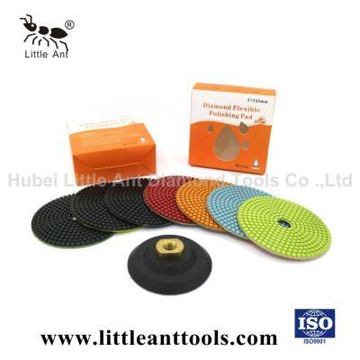 4&quot; 100mm Diamond Flexible Wet Polishing Pads, Diamond Tools for Marble, Granite