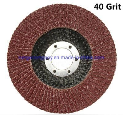 Abrasive Sanding Pad Flap Discs for Angle Grinder 40 60 80 120 Grit Grinding Discs 4.5&quot; Power Grinder Parts &amp; Accessories