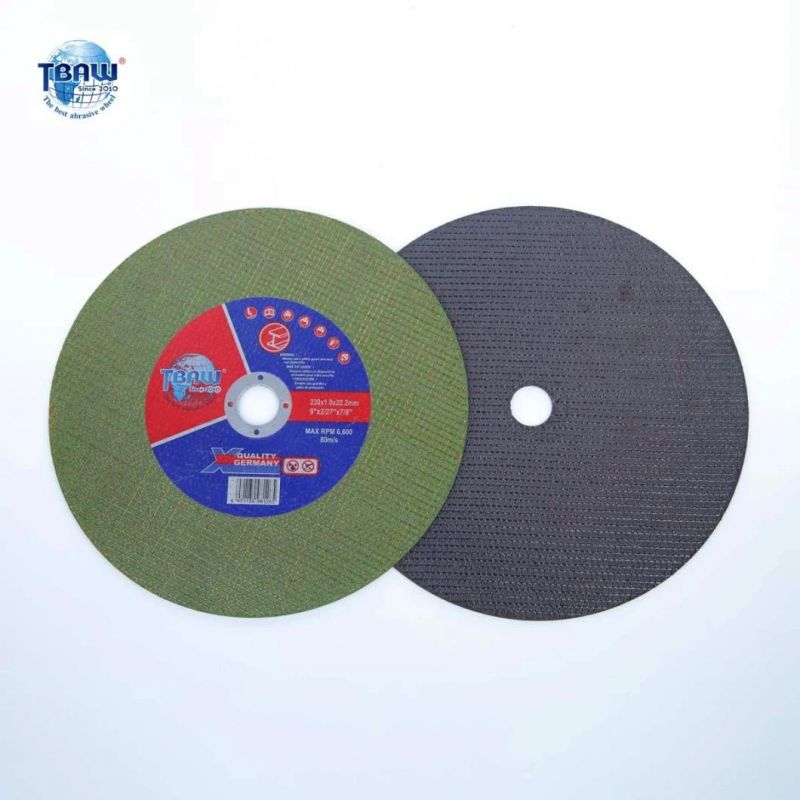 Chinese Factory Metal Abrasive Polishing Grinding Wheel Cutting Disc T41cutting Wheel 4 Inch 107X 1.2 X 16 mm Reinforced Resin Grinding Cutting Disc China