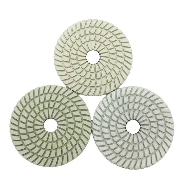 5-Step Wet Used Polishing Pads for Stone Polishing