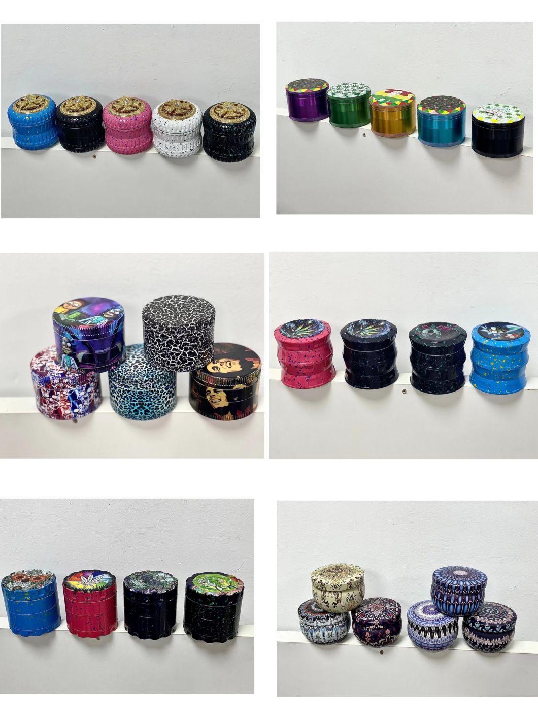 63mm New Designs 4-Layer Aluminum Alloy Herb Grinder