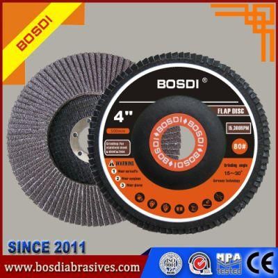 Flap Disc with Vsm Sand Cloth for Stainless Steel and Other Metal, Deerfos cloth