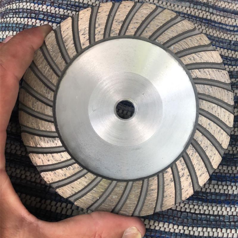 4′′/100mm Aluminum Diamond Grinding Disc with Thread 5/8-11 ′′ or M14