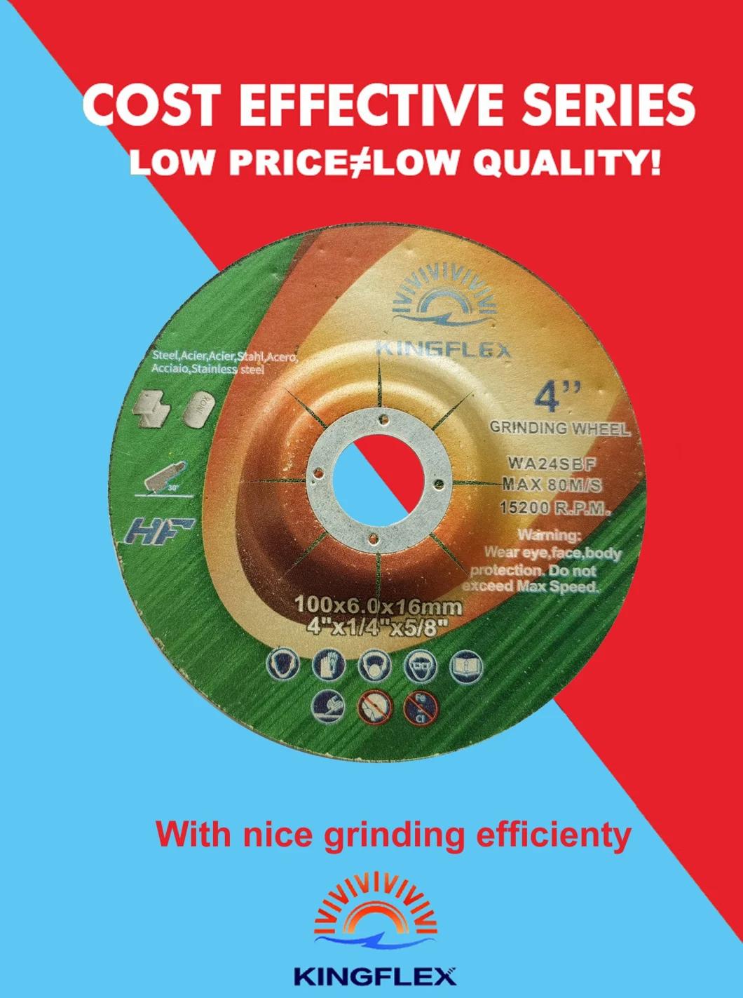 High Speed 4 Inch Abrasive Disc Grinding Wheel for Metal