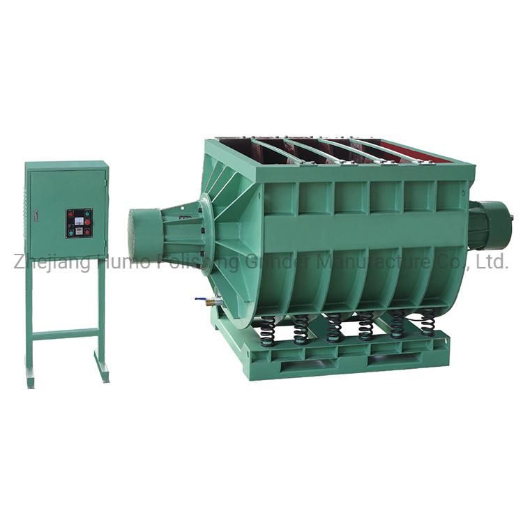 Granite Marble Stone Tumbling Trough Vibratory Finishing Machine Egypt