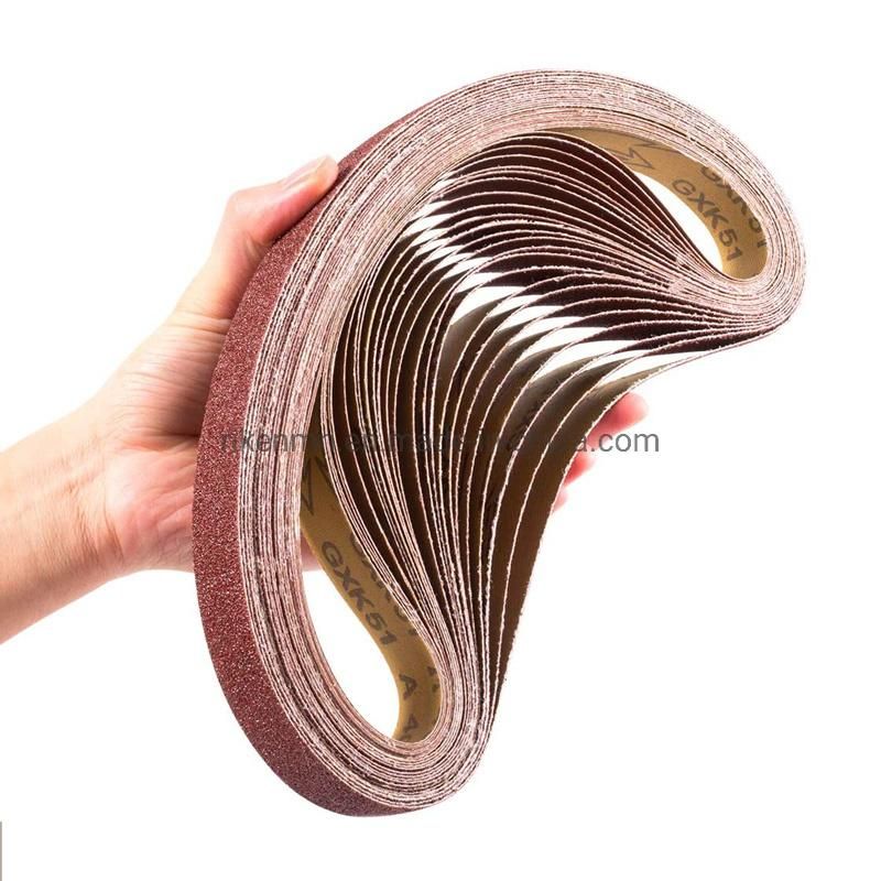 10*330mm Aluminum Oxide Abrasive Sanding Belt Roll Sanding Cloth Belt for Glass Polishing