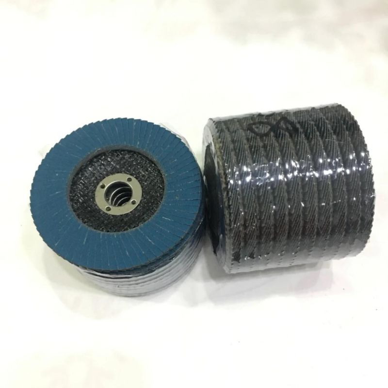 320# Deerfos Abrasive Calcined Flap Disk Disc with Factory Price as Sanding Tooling for Honing Polishing Wood Metal Alloy Stainless Steel