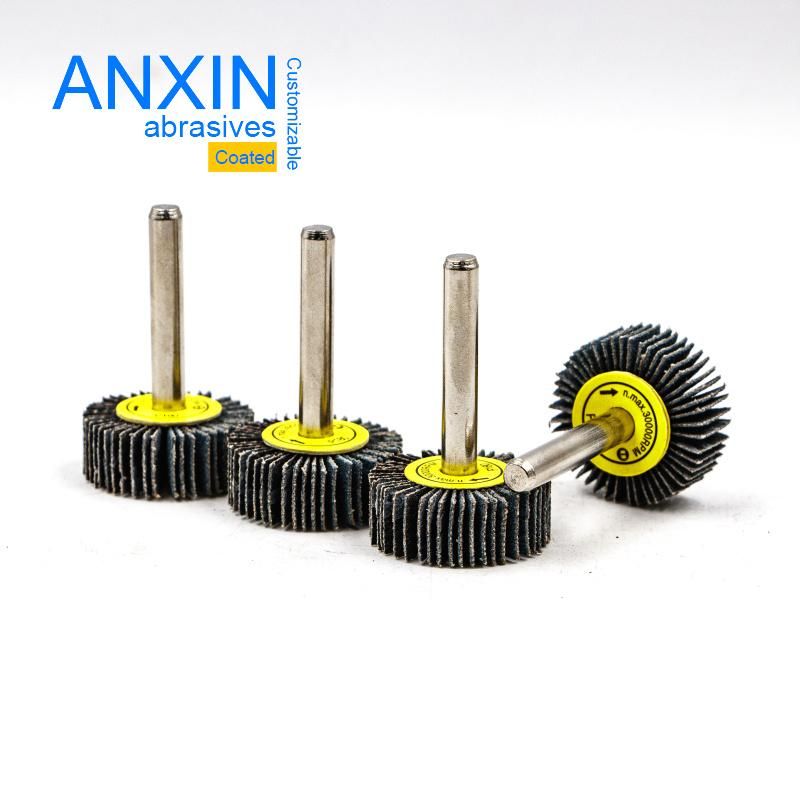 30*10*6mm Zirconia Abrasive Cloth Mounted Flapper Wheel